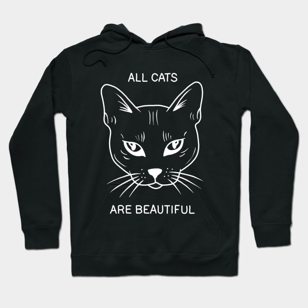 All Cats Are Beautiful Hoodie by valentinahramov